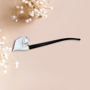 Handmade Block Meerschaum Eagle Pipe