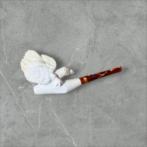 Handmade Block Meerschaum Pipe Cigarette Holder