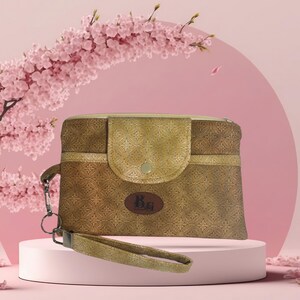 Carteira de presente para ela, bolsa estilosa com vários compartimentos para cartões, design fino, fecho de pressão seguro, presente perfeito para aniversário ou feriado