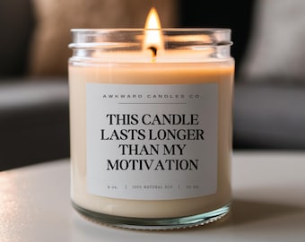 Motivation Kerze | Self-Care-Geschenke