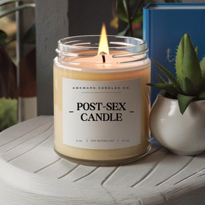 Post-Sex Candle | Funny Candle | Funny Gift for Friend | Funny Gift for Girlfriend | Funny Gift