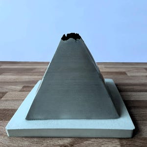 Concrete & Lava Rock Essential Oil Diffuser: Pyramid Aromatherapy Decor