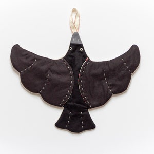 PDF Sewing Pattern- Crow Pot Holder image 2