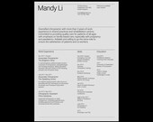 A4 Microsoft Word CV/Resumé Template 1 (Clean & Minimal)