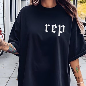 Comfort Colors® Rep Era Shirt, Reputation, Rep Shirt, Eras Concert Tee, TS Fan Gift, Swiftemas Gift For Her, Rep Album Fan, Y2K Shirt