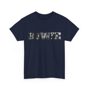 Bowie Shirt #1, David Bowie Classic Rockstar Unisex T-Shirt, Music Lover Tee, Retro Band Shirt, Vintage Concert Top, Gift for Musician image 8