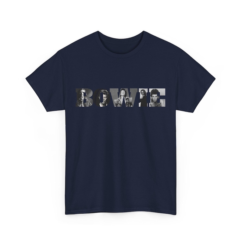 Bowie Shirt #1, David Bowie Classic Rockstar Unisex T-Shirt, Music Lover Tee, Retro Band Shirt, Vintage Concert Top, Gift for Musician image 8