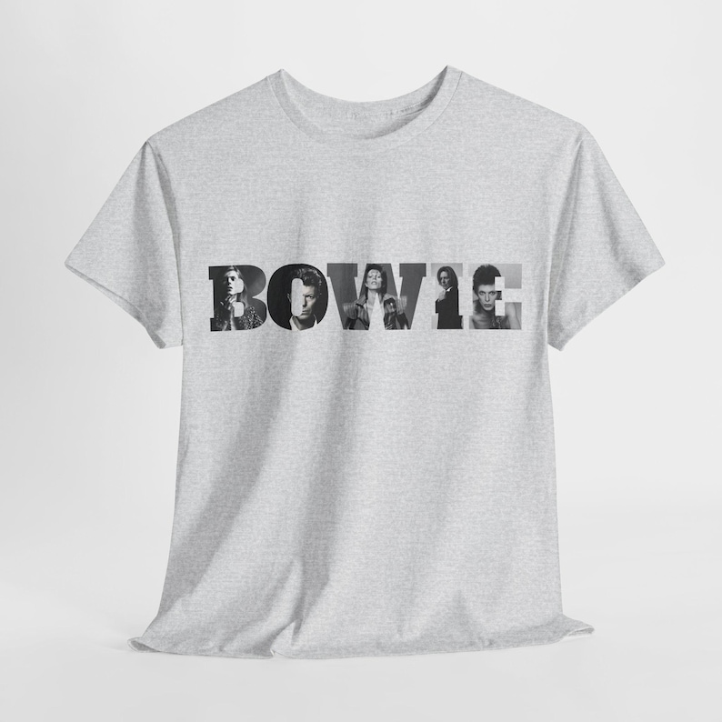 Bowie Shirt #1, David Bowie Classic Rockstar Unisex T-Shirt, Music Lover Tee, Retro Band Shirt, Vintage Concert Top, Gift for Musician image 1