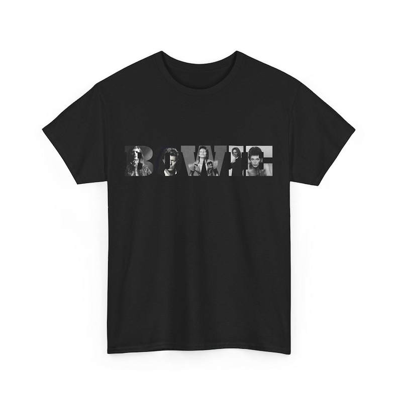 Bowie Shirt #1, David Bowie Classic Rockstar Unisex T-Shirt, Music Lover Tee, Retro Band Shirt, Vintage Concert Top, Gift for Musician image 2
