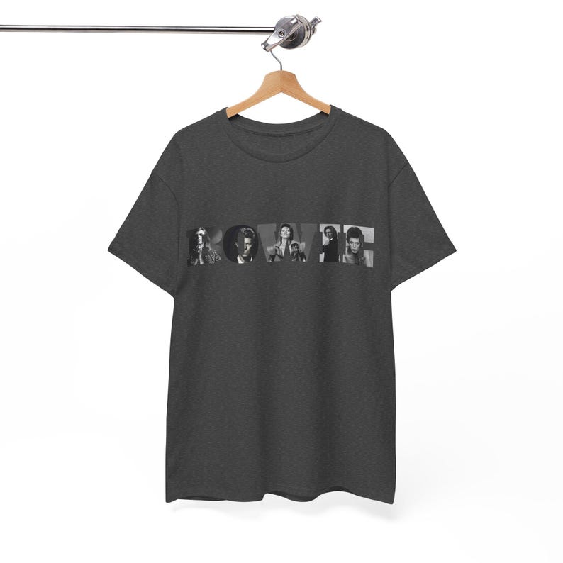Bowie Shirt #1, David Bowie Classic Rockstar Unisex T-Shirt, Music Lover Tee, Retro Band Shirt, Vintage Concert Top, Gift for Musician image 7
