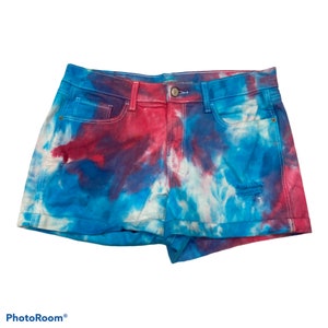 Alte Marine Freund Krawatte gefärbt Shorts Größe 8