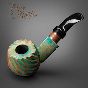 Mr. brog hand made wooden smoking pipe tobacco 11  vincent von gogh + box