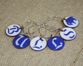 Buffalo Bulls Wine Charms, UB Wine Charms, University of Buffalo Bulls, Wine Charms, Hostess Gift