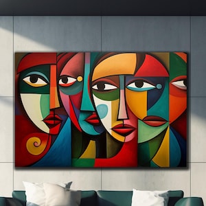 Modern Stained Glass, Wall Hangings, Stained Wall Art, Extra Large Wall Art, Home Decor, Glass Printing, Wall Decor, Tempered Glass Wall Art