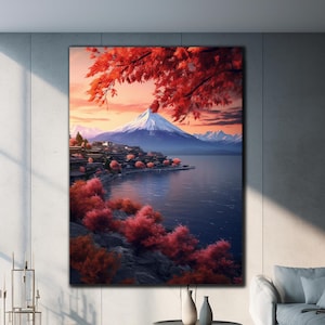 Landscape Glass Wall Art, Glass Printing, Extra Large Wall Art, Tempered Glass Wall Art, Nature Landscape, Wall Hangings, Scenic Landscape