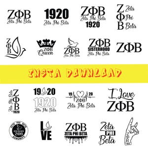 Zeta phi beta sign svg, 1920 zeta phi beta sign svg bundle, Sorority svg, Zeta phi beta heart dove cut file, Greek letter png, ZPB svg