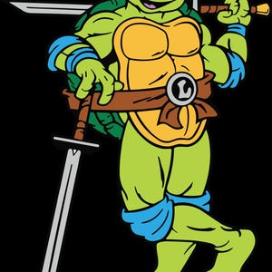 Ninja Turtles SVG PNG Bundle: Donatello, Raphael, Leonardo, Michelangelo image 5