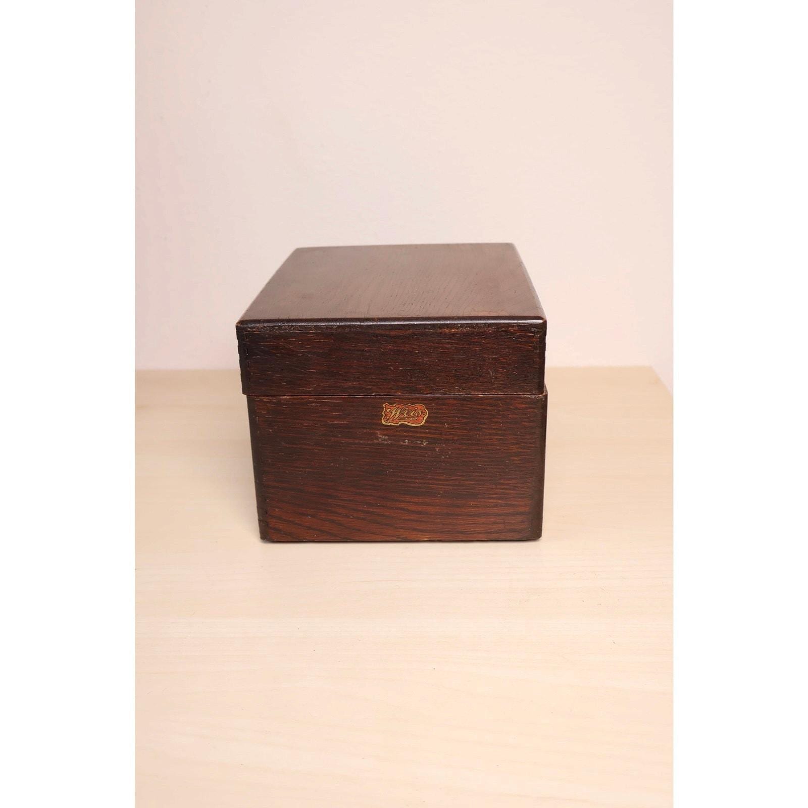 Antique Index Box - Etsy