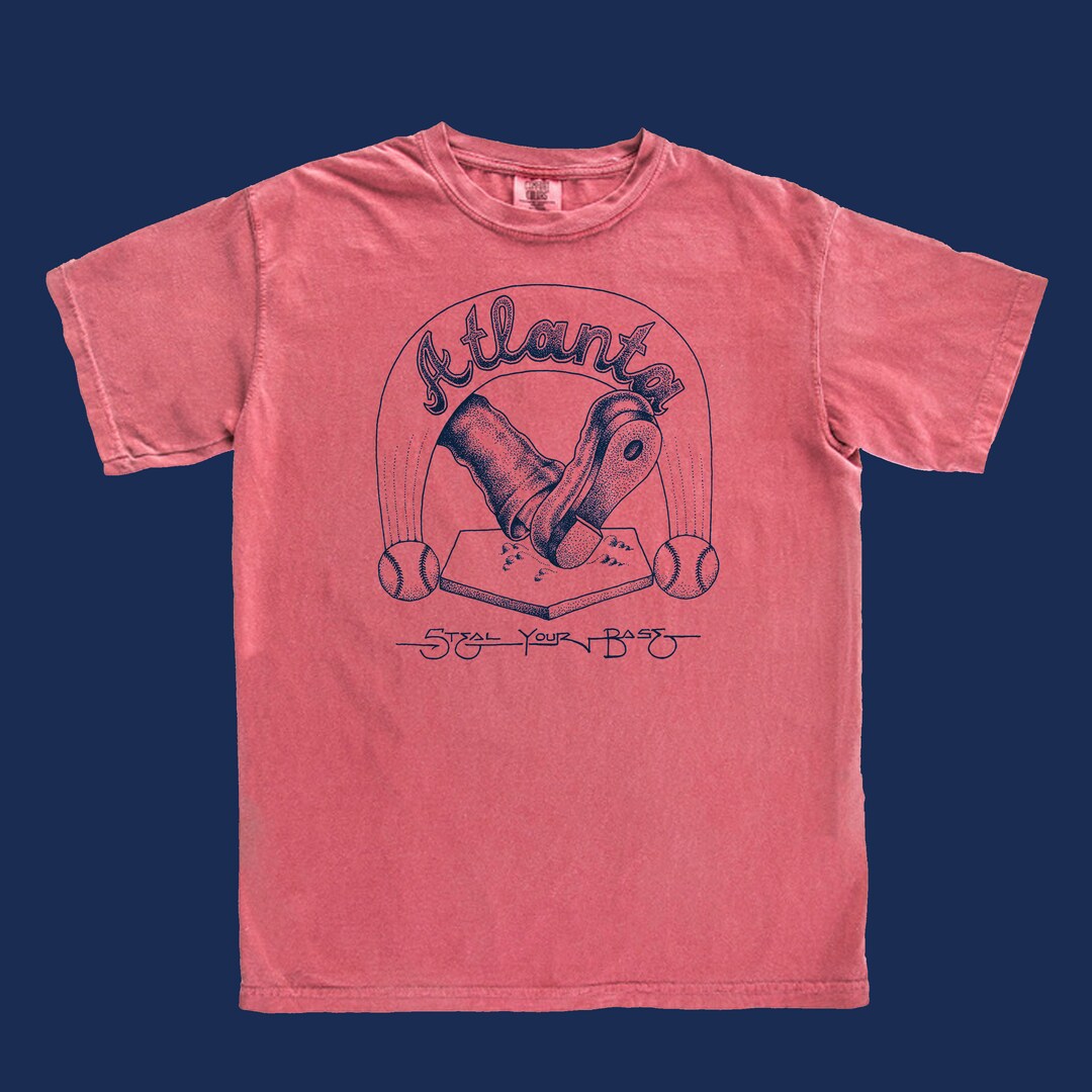 Atlanta Baseball Grateful Dead Tshirt // Steal Your Base // Deadhead