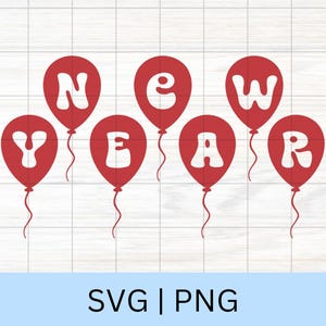 New Year PNG | New Year SVG Festive Graphics for Celebrating the Start of a New Year&quot;