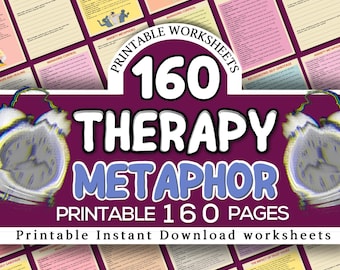 Bundel met werkbladen therapiemetafoor, CGT-dagboekprompts, hulpmiddelen voor zelfreflectie (pdf)
