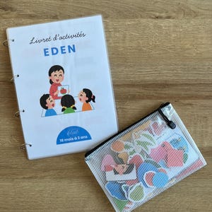 Livret d’activités de 18 mois à 3 ans Montessori / Quiet book / Busy book
