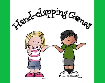 10 Hand-clapping Game Cards, Printable Instant Download! UK