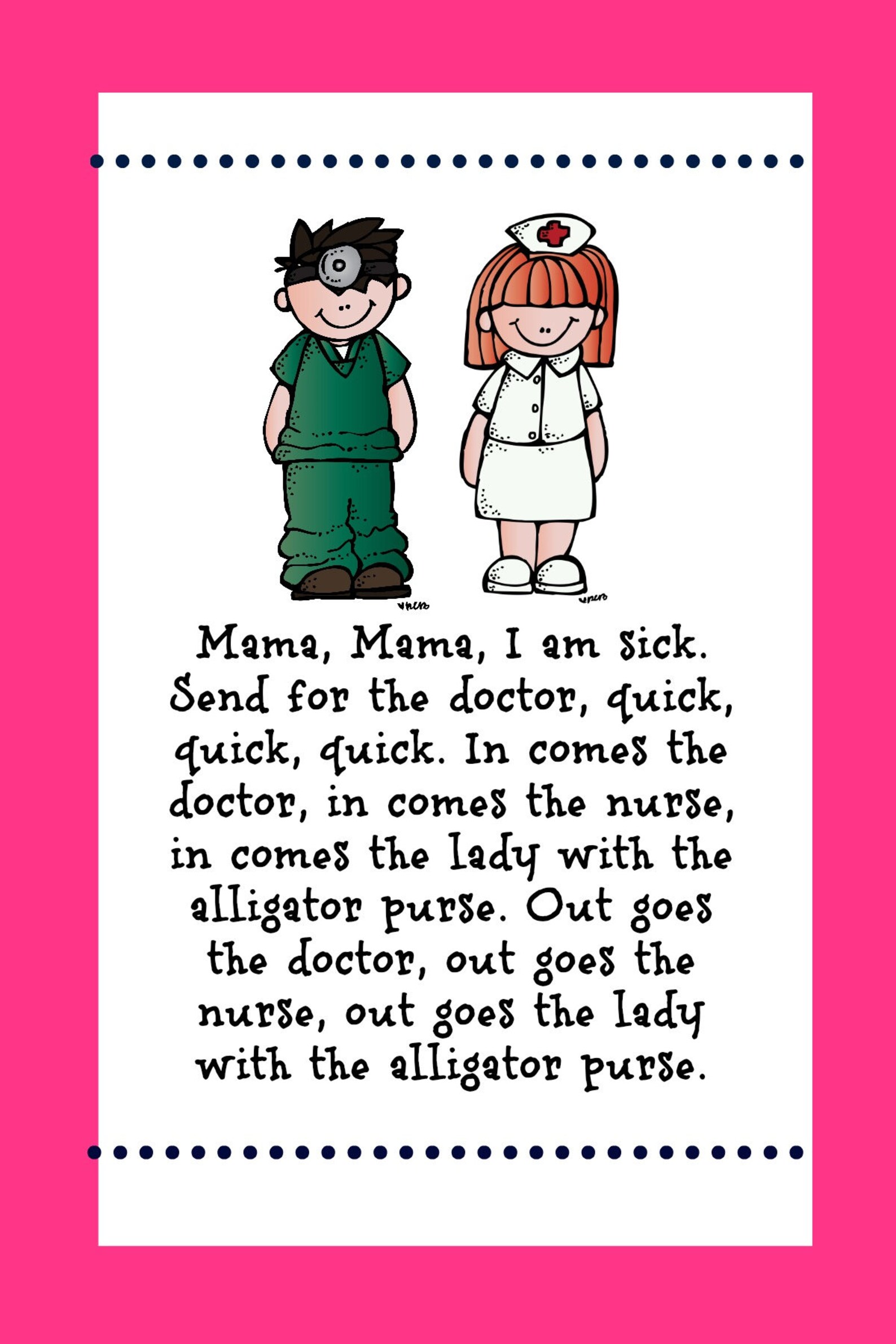 10 Jump Rope Rhyme Cards, Printable Instant Download! - Etsy Canada
