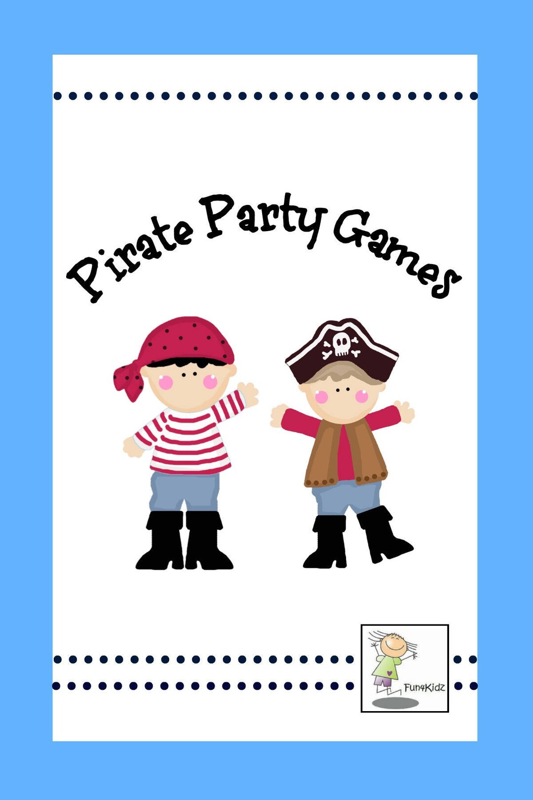 10 Pirate Party Game Cards Printable Instant Download Etsy