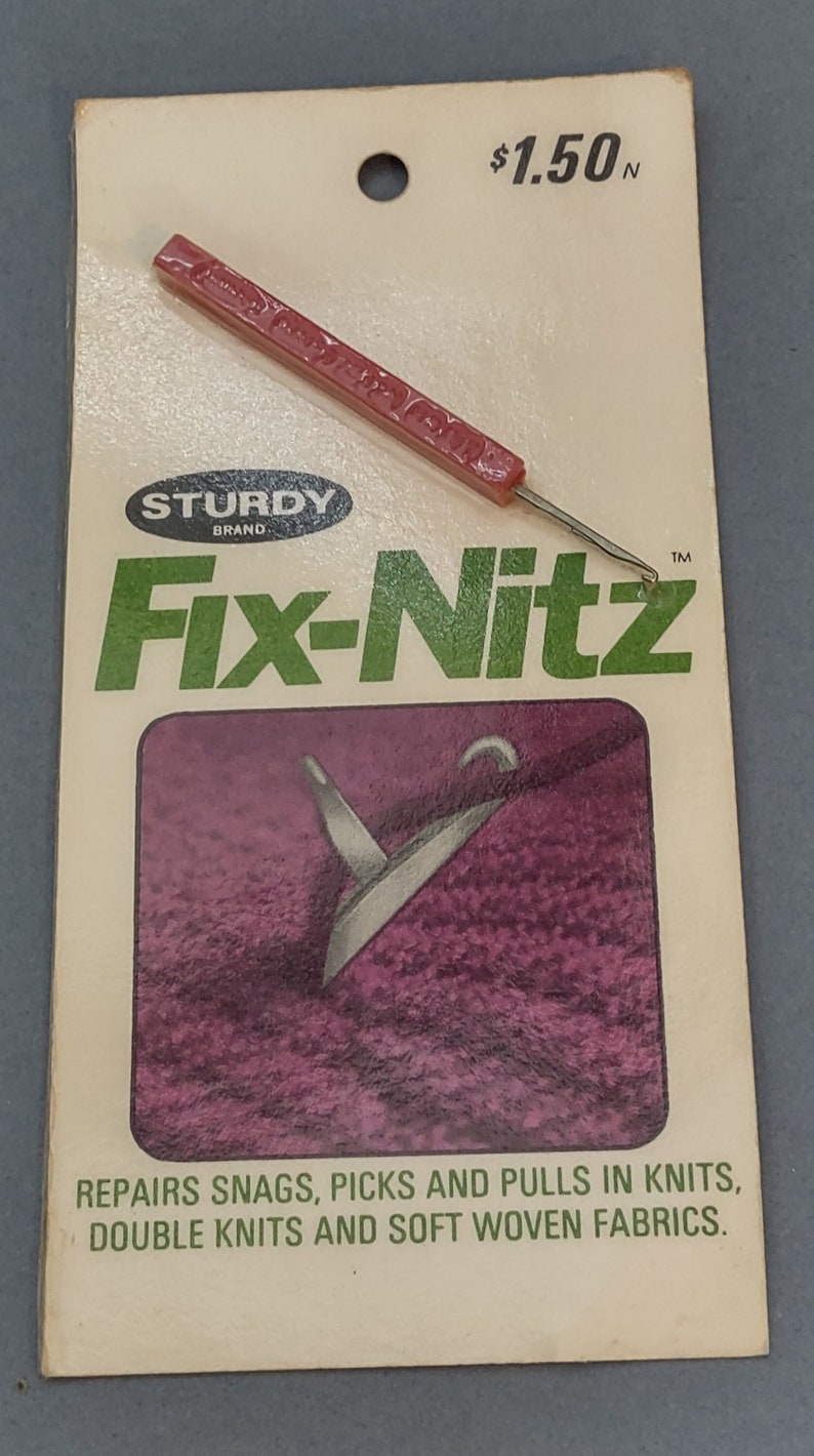 Vintage Snag Repair Fix Knits Woven Fabric Fix Nitz Etsy