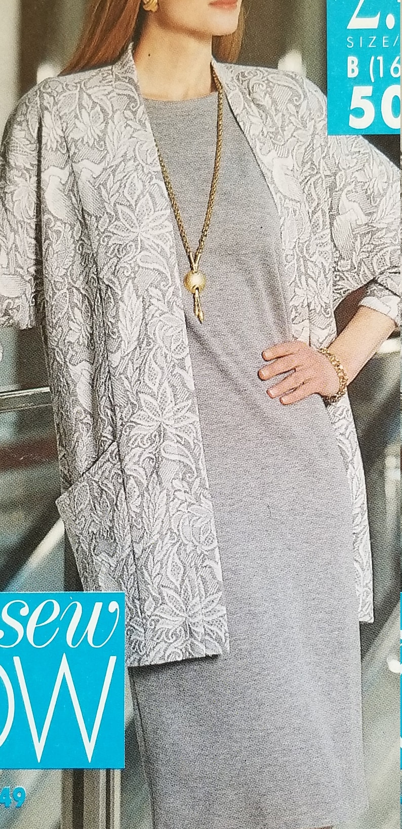 Loose Fit Jacket Pattern Womens Size 16 to 24 Butterick 5031 Etsy