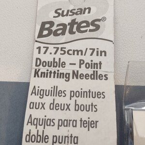 Susan Bates Silvalume Knitting Needles Lot Size 15 circular 36 Size 7 circular 29 Size 3 Double point image 8