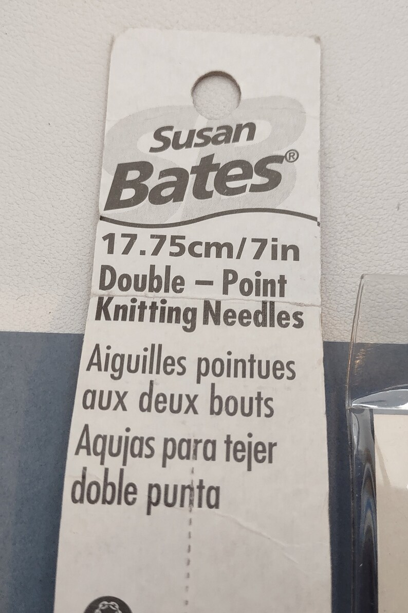 Susan Bates Silvalume Knitting Needles Lot Size 15 circular 36 Size 7 circular 29 Size 3 Double point image 8