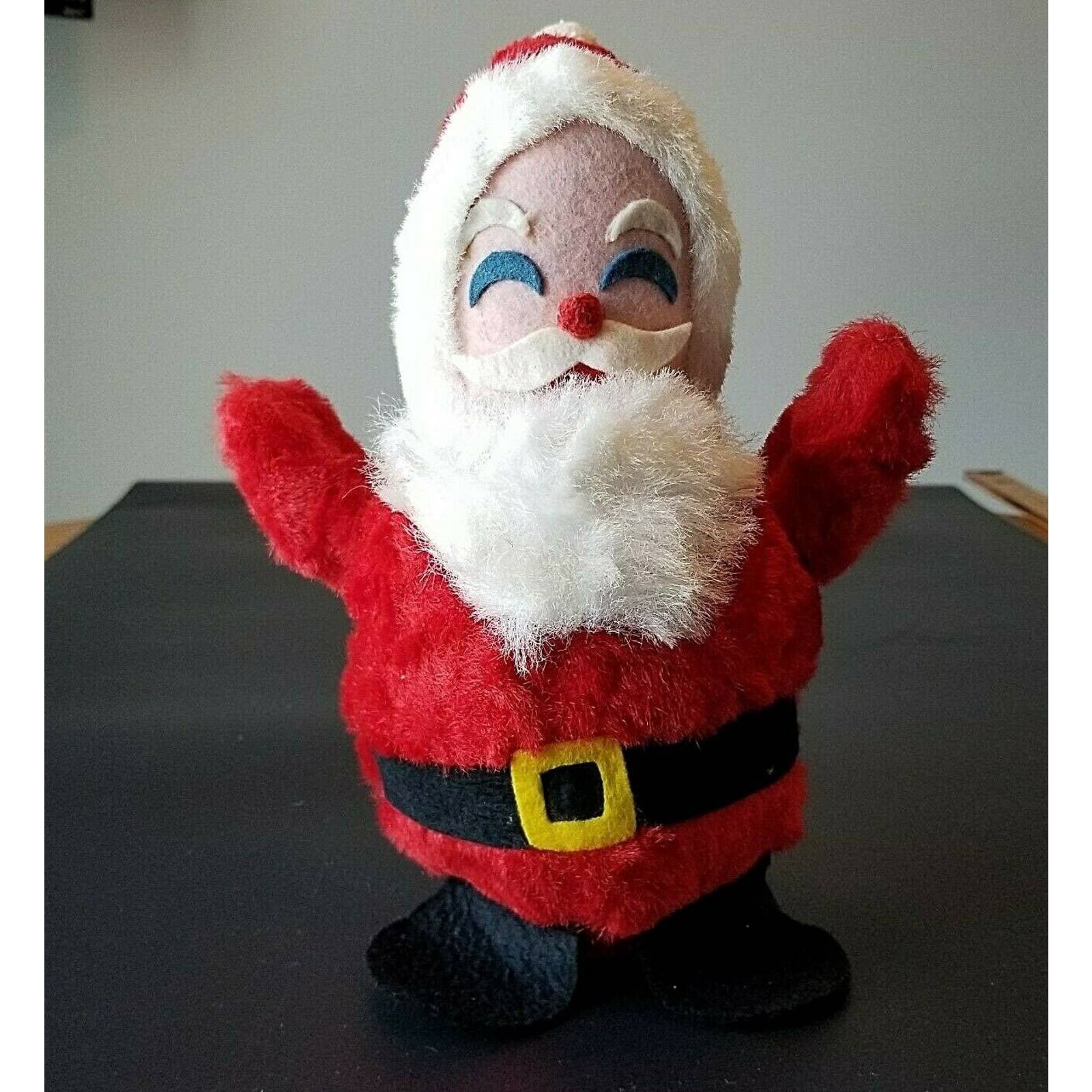 vintage plush santa claus