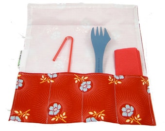 SporkSleeve (Instant Download) PDF Pattern- aGreenSleeve, Utensil Holder, Fork/Spoon Holder, School Lunch, Picnic Pouch