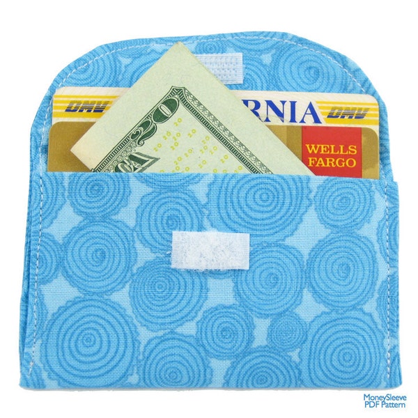 MoneySleeve (Instant Download) PDF Pattern- have your mini wallet TODAY, aGreenSleeve, wallet, money pouch, pill pouch, gift card holder