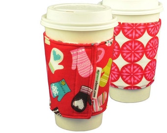 CoffeeSleeve (Instant Download) PDF Pattern- 3 Styles- aGreenSleeve, Eco-Friendly Coffee Sleeve, Coffee Cozy, Coffee Coat, Cup Cozy