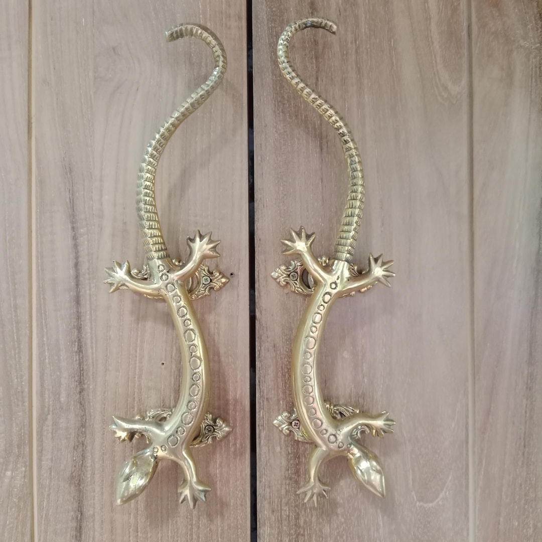 Poignée de lézard vert - Canada