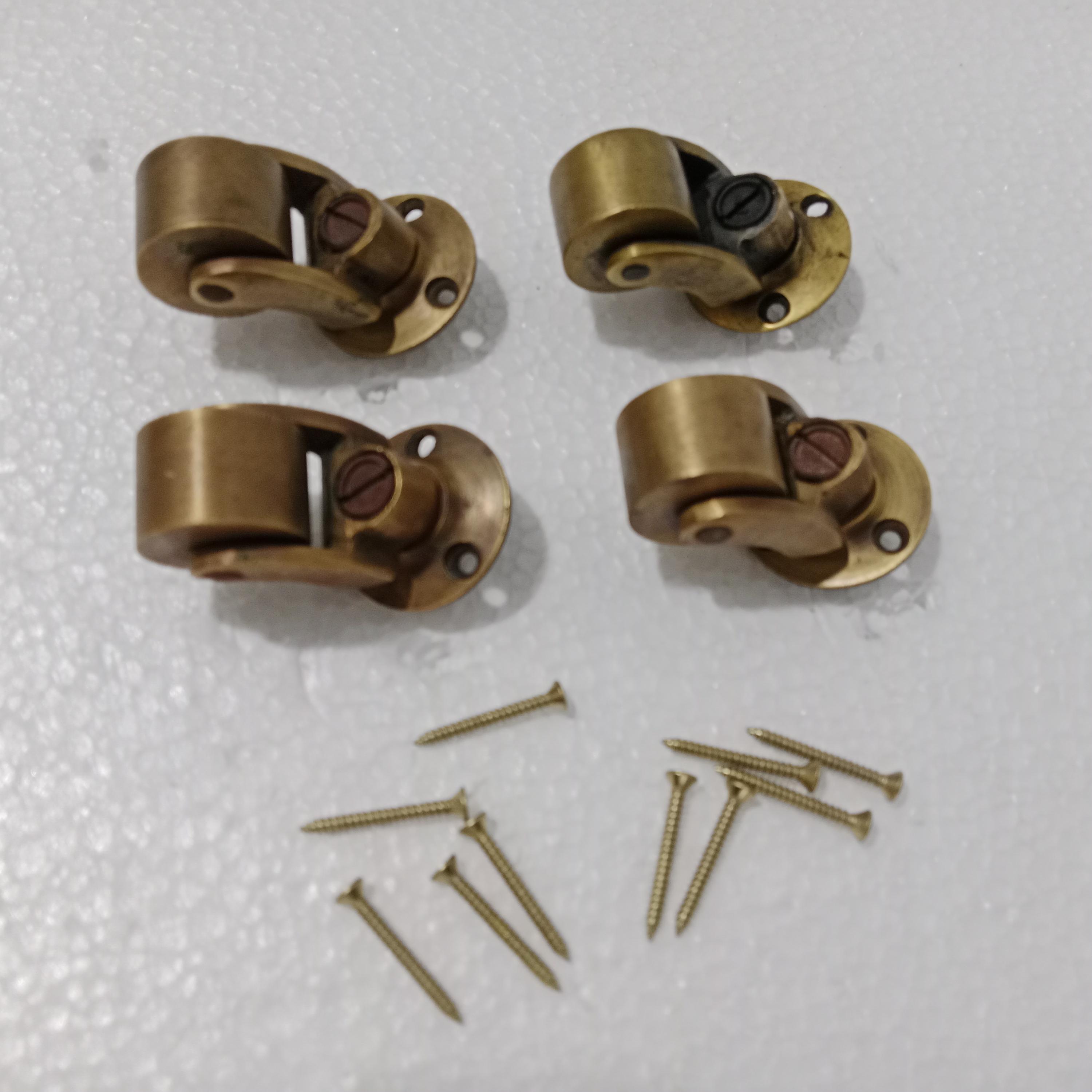 100 Girevoli A Scatto In Ottone Per Gioielli E Artigianato, Taglia 1 (2 1/4"), Molla In Acciaio Inox