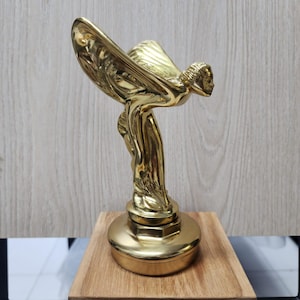 ロールスロイス Spirit of Ecstasy ブロンズ像 フライングレディ