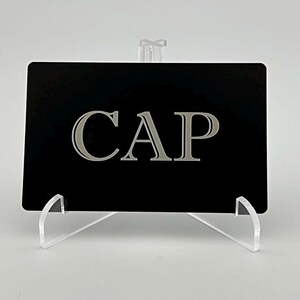 Laser Engraved “CAP” Card – Hilarious Lie Detector Gift for Friends & Family