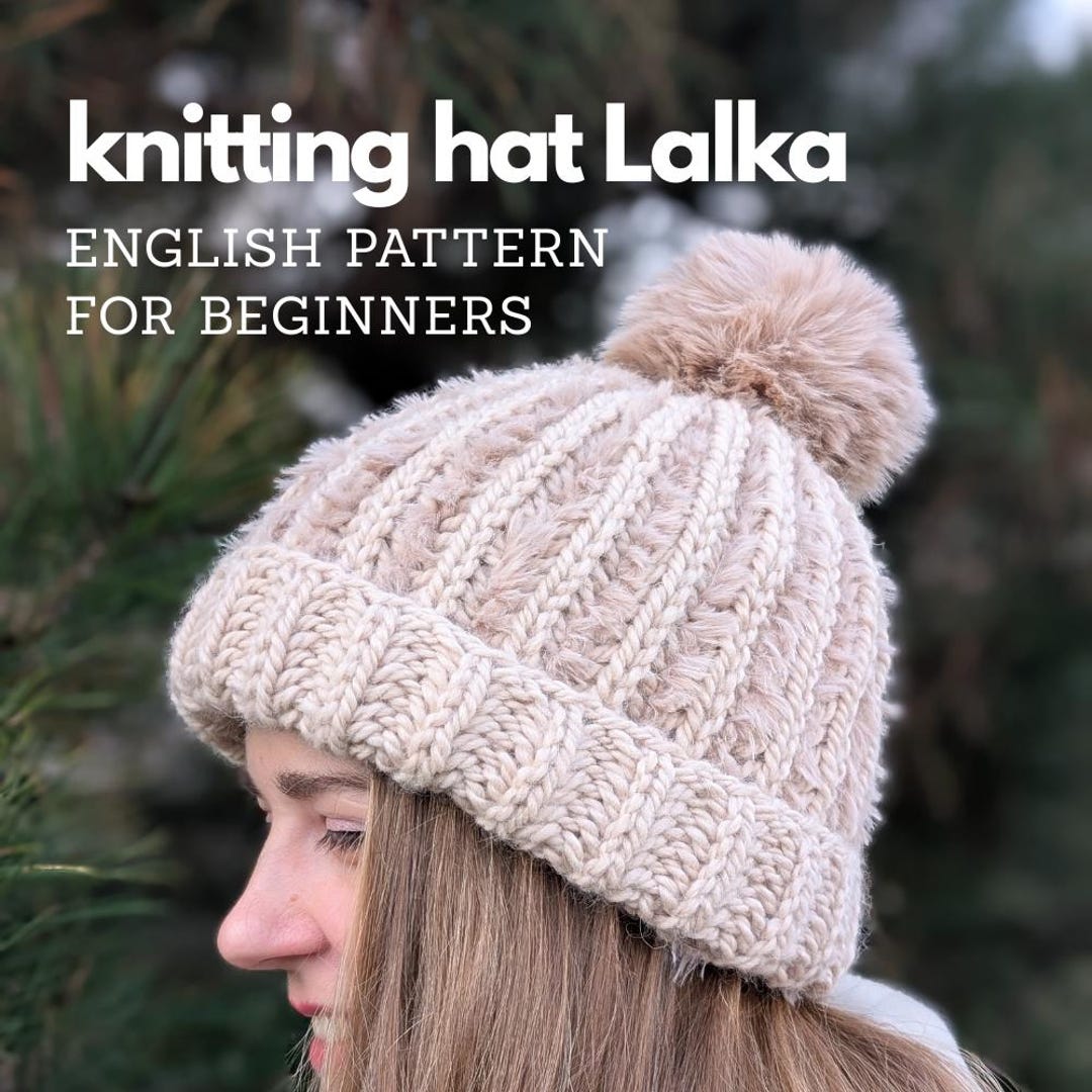 English Patterns.pdf Knitting Pattern Hat Lalka - Beginner English Pattern (PDF) - Etsy