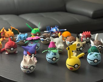 Whimsical 3D-Printed Pokeballs | Character-Inspired Collectibles for Quirky Collectors
