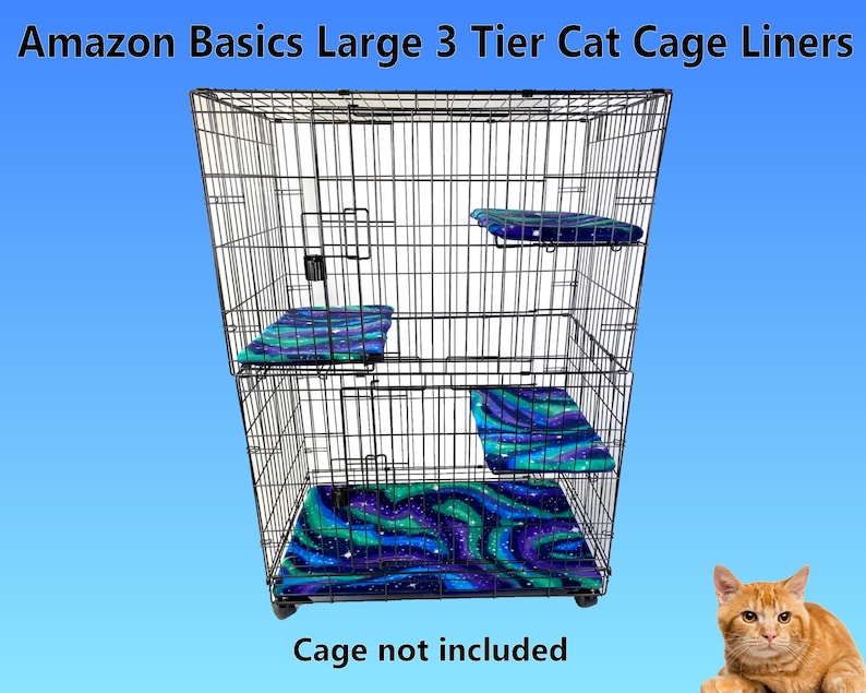 three tier cat cage