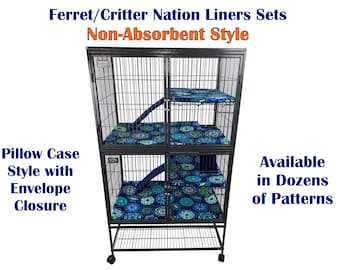 Ferret Nation - Critter Nation Fleece Cage Liners Bedding