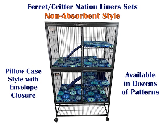 Ferret Nation Critter Nation Fleece Cage Liners Bedding 