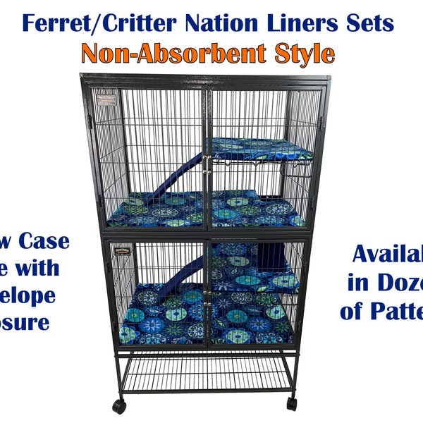 Ferret Nation - Critter Nation Fleece Cage Liners Bedding