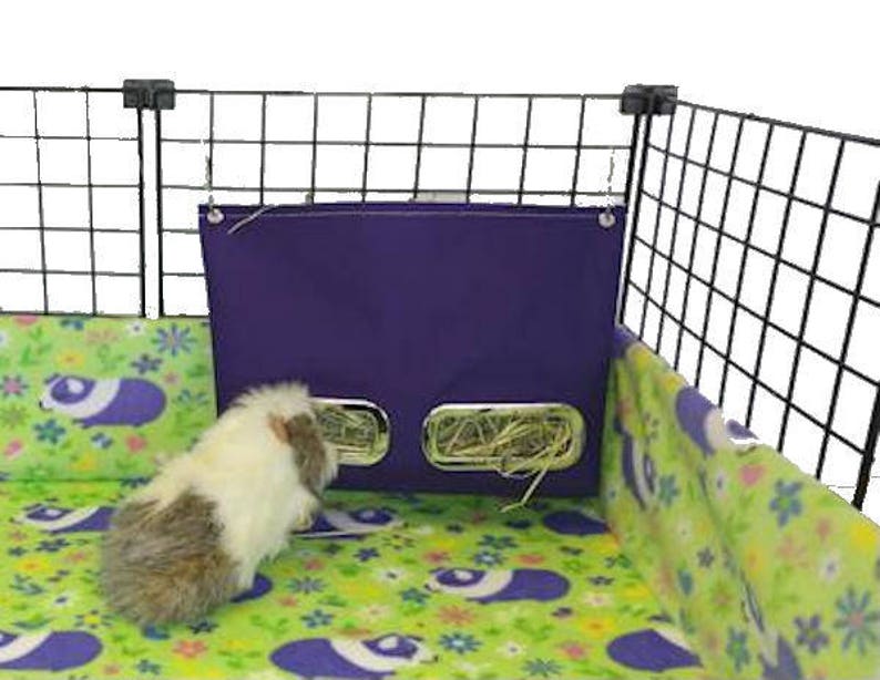 Guinea Pig Hay Bag Feeder Rack Etsy