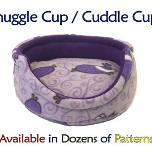 Snuggle Cup - Cuddle Cup for Guinea Pigs, Ferrets, Hedgehogs, Chinchilla, Sugar Gliders and other Small Animals