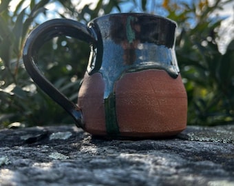 Discounted* Dragon’s Breath Mug. Boho pottery, handmade ceramics, wheel thrown, handmade gift, fantasy, unique artisan coffee tea mug